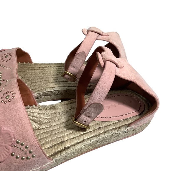 Coach 3D Floral Ankle Strap Astor Sandal in Peony G2054 - Picture 6 of 12